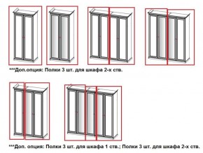 Шкаф 5-ти створчатый (2+1+2) с Зеркалом Патрисия (крем) в Александровском - alexsandrovskoe.ok-mebel.com | фото 2
