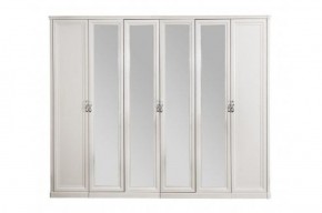 Шкаф 6-ти ств (2+2+2) с зеркалами Мишель (комплект) в Александровском - alexsandrovskoe.ok-mebel.com | фото 2