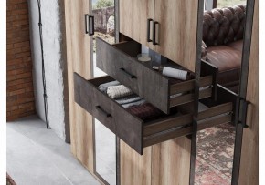 Шкаф для белья Паркинс в Александровском - alexsandrovskoe.ok-mebel.com | фото 5
