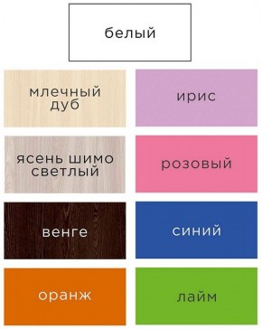 Шкаф ДМ 800 с 2-мя ящиками (лайм) в Александровском - alexsandrovskoe.ok-mebel.com | фото 3