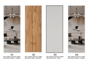 Шкаф-купе 1400 серии SOFT D8+D2+B2+PL4 (2 ящика+F обр.штанга) профиль «Графит» в Александровском - alexsandrovskoe.ok-mebel.com | фото 9