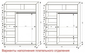 Шкаф-купе 1800 серии SOFT D8+D2+B2+PL4 (2 ящика+F обр.штанга) профиль «Графит» в Александровском - alexsandrovskoe.ok-mebel.com | фото 7