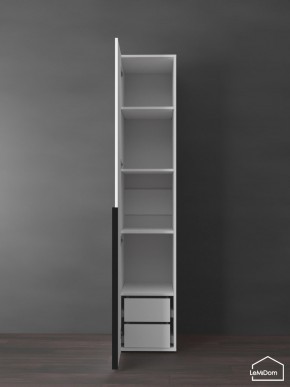 Шкаф Linnea MHR-1-4 2050х400х510 (Белый-М 11.1.1) в Александровском - alexsandrovskoe.ok-mebel.com | фото 7