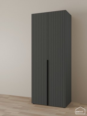 Шкаф Linnea MHR-2 2050х800х510 (Графит-М 11.1.25) в Александровском - alexsandrovskoe.ok-mebel.com | фото