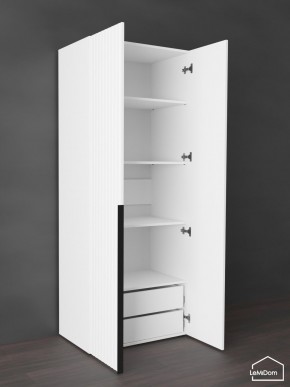 Шкаф Linnea MHR-2-4 2050х800х510 (Белый-М 11.1.2) в Александровском - alexsandrovskoe.ok-mebel.com | фото 6