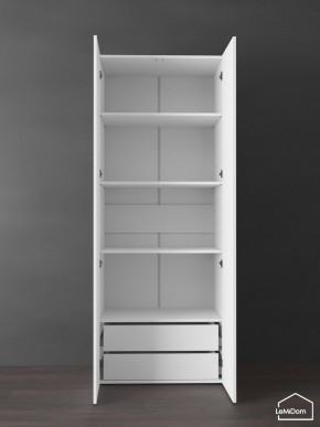Шкаф Linnea MHR-2PO-4 2050х800х510 (Белый-М 11.1.2) в Александровском - alexsandrovskoe.ok-mebel.com | фото 5
