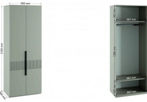 Шкаф платяной Ника в Александровском - alexsandrovskoe.ok-mebel.com | фото 3