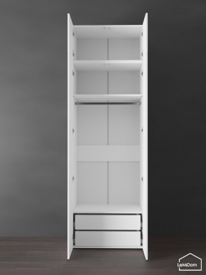 Шкаф с антресолью Linnea MHR-2POA-3 2450х800х510 (Белый-М 11.1.2) в Александровском - alexsandrovskoe.ok-mebel.com | фото 5