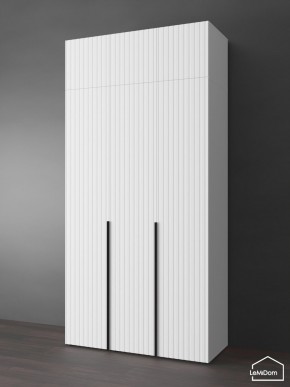 Шкаф с антресолью Linnea MHR-3A-1 2450х1200х510 (Белый-М 11.1.1) в Александровском - alexsandrovskoe.ok-mebel.com | фото