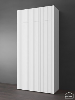 Шкаф с антресолью Linnea MHR-3POA-2 2450х1200х510 (Белый-М 11.1.2) в Александровском - alexsandrovskoe.ok-mebel.com | фото