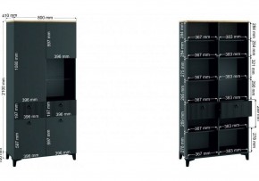 Шкаф-витрина Ника в Александровском - alexsandrovskoe.ok-mebel.com | фото 3