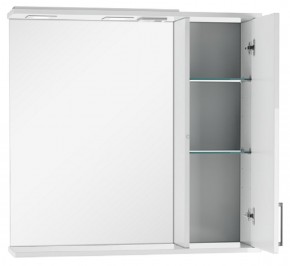 Шкаф-зеркало Charlie 80 правый Домино (DCh2520HZ) в Александровском - alexsandrovskoe.ok-mebel.com | фото 2