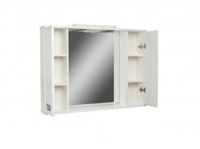 Шкаф-зеркало Cube 100 Эл. Домино (DC5013HZ) в Александровском - alexsandrovskoe.ok-mebel.com | фото 3
