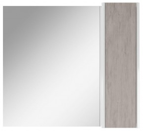 Шкаф-зеркало Uno 80 Дуб серый левый/правый Домино (DU1504HZ) в Александровском - alexsandrovskoe.ok-mebel.com | фото 5