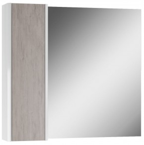 Шкаф-зеркало Uno 80 Дуб серый левый/правый Домино (DU1504HZ) в Александровском - alexsandrovskoe.ok-mebel.com | фото 6