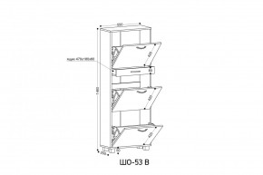 ШО-53 В тумба для обуви в Александровском - alexsandrovskoe.ok-mebel.com | фото 3