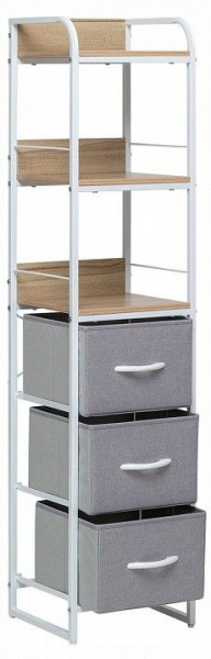 Стеллаж комбинированный Ноа в Александровском - alexsandrovskoe.ok-mebel.com | фото 4