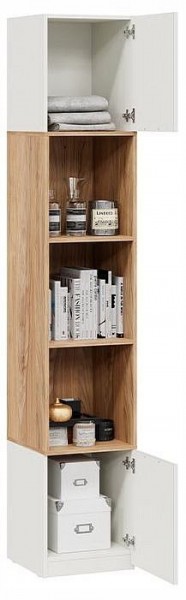 Стеллаж комбинированный Стелла в Александровском - alexsandrovskoe.ok-mebel.com | фото 3