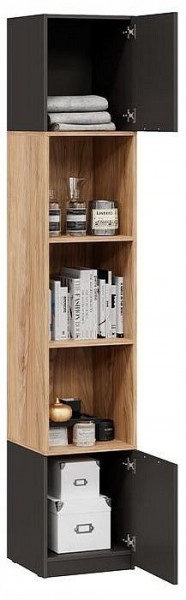 Стеллаж комбинированный Стелла в Александровском - alexsandrovskoe.ok-mebel.com | фото 2