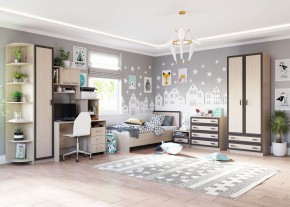 НАОМИ Стеллаж угловой в Александровском - alexsandrovskoe.ok-mebel.com | фото 2