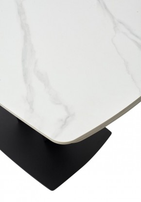 Стол ALATRI 120 MATT WHITE MARBLE SOLID CERAMIC / BLACK, ®DISAUR в Александровском - alexsandrovskoe.ok-mebel.com | фото 11