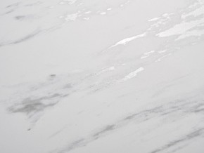 Стол BELLUNO 160 MARBLES KL-99 Белый мрамор матовый, итальянская керамика/ белый каркас, ®DISAUR в Александровском - alexsandrovskoe.ok-mebel.com | фото 9