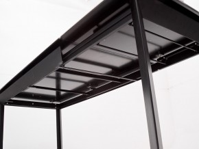 Стол CREMONA 140 HIGH GLOSS STATUARIO Белый мрамор глянцевый, керамика/ черный каркас, ®DISAUR в Александровском - alexsandrovskoe.ok-mebel.com | фото 6