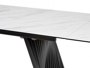 Стол IVAR 180 MARBLES KL-99 Белый мрамор, итальянская керамика/серый, ®DISAUR в Александровском - alexsandrovskoe.ok-mebel.com | фото 8