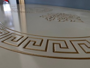 Стол овальный раскладной Милан (лапа-ножки) в Александровском - alexsandrovskoe.ok-mebel.com | фото 3