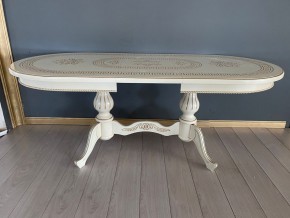 Стол овальный раскладной Милан (лапа-ножки) в Александровском - alexsandrovskoe.ok-mebel.com | фото 5