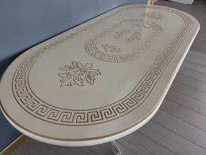Стол овальный раскладной Милан (лапа-ножки) в Александровском - alexsandrovskoe.ok-mebel.com | фото 6