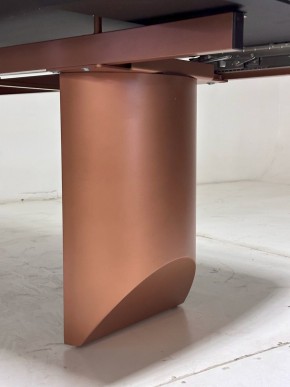 Стол ПУАНТО 200 TITANIUM LAWA NERO, керамика / МЕДЬ каркас М-City в Александровском - alexsandrovskoe.ok-mebel.com | фото 5