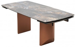 Стол ПУАНТО 200 TITANIUM LAWA NERO, керамика / МЕДЬ каркас М-City в Александровском - alexsandrovskoe.ok-mebel.com | фото 8