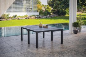 Стол раскладной Джули (Julie Double table 2 configurations) Графит в Александровском - alexsandrovskoe.ok-mebel.com | фото 2