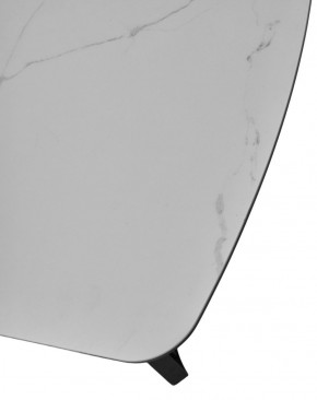 Стол RASMUS 160 TL-45 Белый мрамор, испанская керамика / черный каркас, ®DISAUR в Александровском - alexsandrovskoe.ok-mebel.com | фото 6