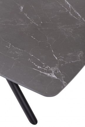 Стол RIVOLI 140 MATT BLACK MARBLE SOLID CERAMIC / BLACK, ®DISAUR в Александровском - alexsandrovskoe.ok-mebel.com | фото 10