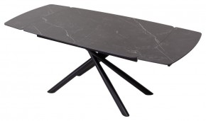 Стол RIVOLI 140 MATT BLACK MARBLE SOLID CERAMIC / BLACK, ®DISAUR в Александровском - alexsandrovskoe.ok-mebel.com | фото 3