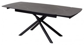 Стол RIVOLI 140 MATT BLACK MARBLE SOLID CERAMIC / BLACK, ®DISAUR в Александровском - alexsandrovskoe.ok-mebel.com | фото 7