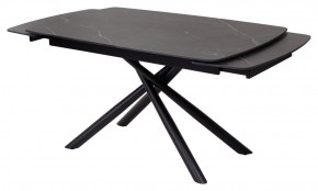 Стол RIVOLI 140 MATT BLACK MARBLE SOLID CERAMIC / BLACK, ®DISAUR в Александровском - alexsandrovskoe.ok-mebel.com | фото 8