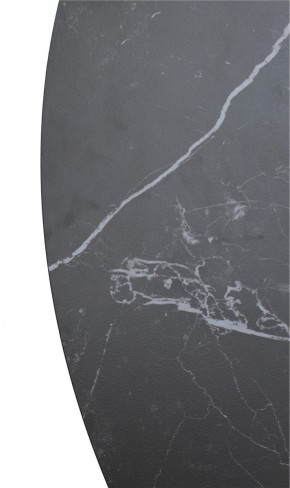 Стол TERNI 120 MATT BLACK MARBLE SOLID CERAMIC Черный мрамор матовый, керамика /Черн.каркас, ®DISAUR в Александровском - alexsandrovskoe.ok-mebel.com | фото 9