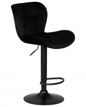 Стул барный DOBRIN BARNY BLACK, черный велюр (MJ9-101) в Александровском - alexsandrovskoe.ok-mebel.com | фото 2