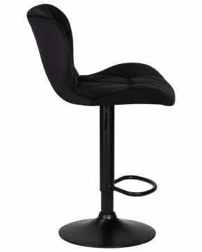 Стул барный DOBRIN BARNY BLACK, черный велюр (MJ9-101) в Александровском - alexsandrovskoe.ok-mebel.com | фото 3