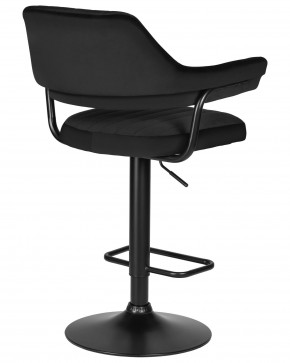 Стул барный DOBRIN CHARLY BLACK, черный велюр (MJ9-101) в Александровском - alexsandrovskoe.ok-mebel.com | фото 4