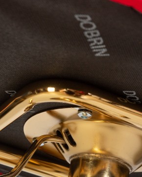 Стул барный DOBRIN CHARLY GOLD, красный велюр (MJ9-45) в Александровском - alexsandrovskoe.ok-mebel.com | фото 10