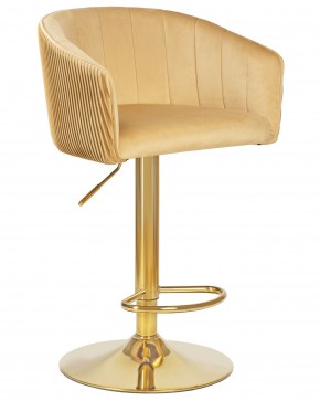 Стул барный DOBRIN DARCY GOLD, песочный велюр (1922-3) в Александровском - alexsandrovskoe.ok-mebel.com | фото