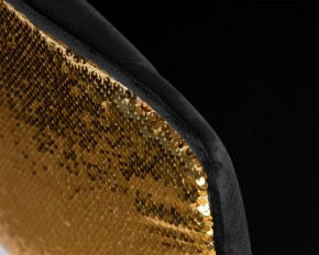 Стул барный DOBRIN DARCY GOLD SHINY, черный велюр с золотыми пайетками в Александровском - alexsandrovskoe.ok-mebel.com | фото 8