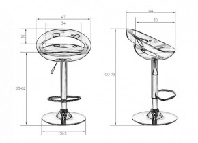 Стул барный DOBRIN DISCO LM-1010 (черный) в Александровском - alexsandrovskoe.ok-mebel.com | фото 2