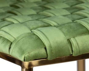 Стул барный DOBRIN EMMA GOLD, зеленый велюр (VF-08) в Александровском - alexsandrovskoe.ok-mebel.com | фото 8