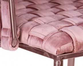 Стул барный DOBRIN EMMA ROSE GOLD, розовый велюр (VF-10) в Александровском - alexsandrovskoe.ok-mebel.com | фото 7