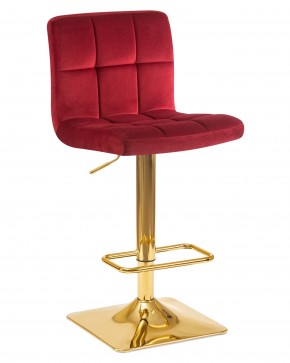 Стул барный DOBRIN GOLDIE, бордовый велюр (MJ9-43) в Александровском - alexsandrovskoe.ok-mebel.com | фото